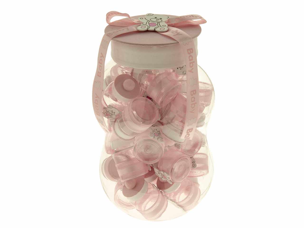 PON PON MAXI BOX 1+30 PEZZI COLORE ROSA H30CM