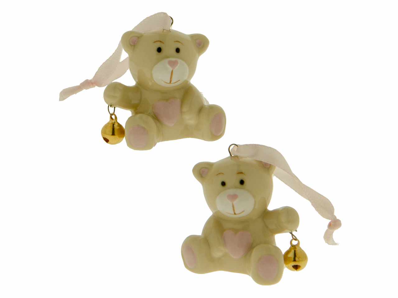 Statuetta benny orso rosa 4,5cm 2 assortimenti in pvc