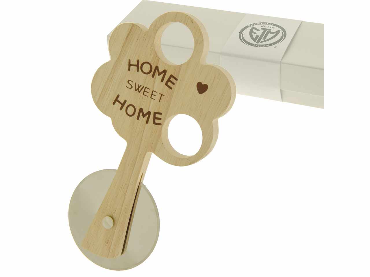 Taglia pizza spizzo a forma di albero 18cm con box