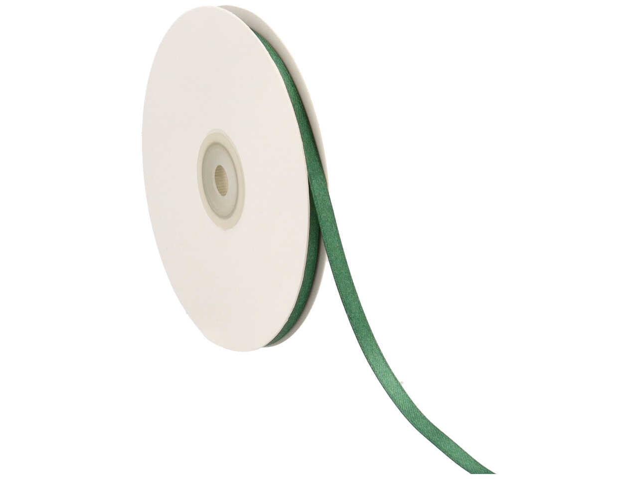 Nastro doppio raso verde smeraldo 6mmx50mt