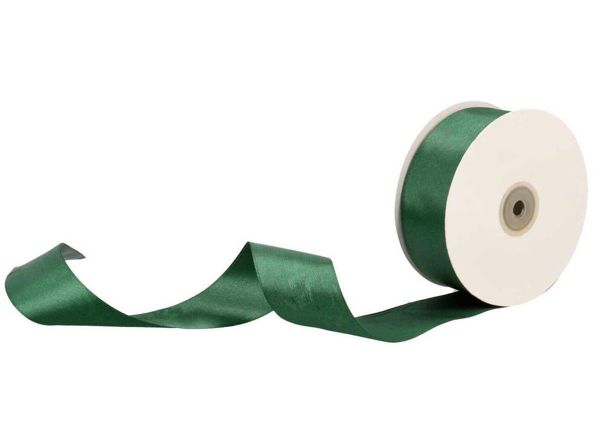 NASTRO DOPPIO RASO VERDE SMERALDO 40MMX50MT