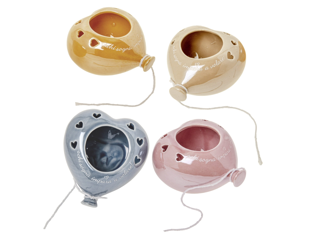 Volo balloon porta piante misura 11cm in 4 assortimenti