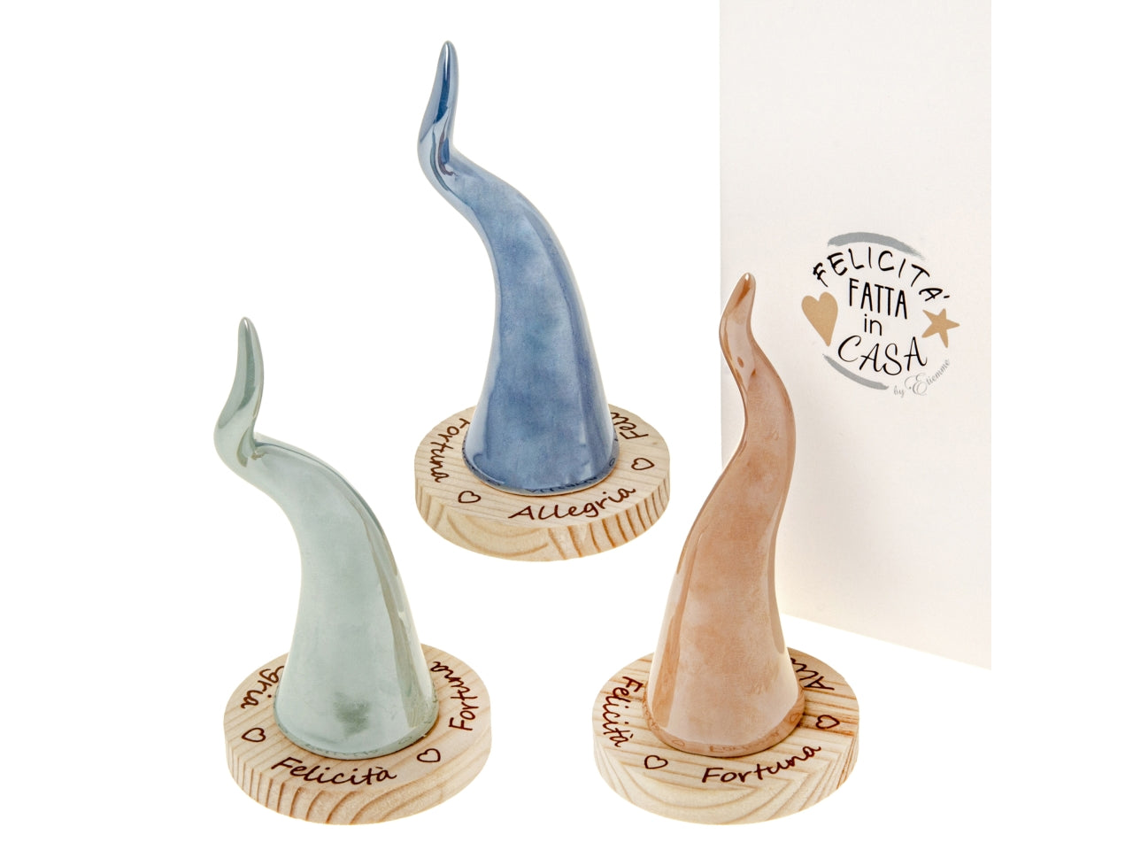 Cornetto con base misura h.15cm in 3 assortimenti