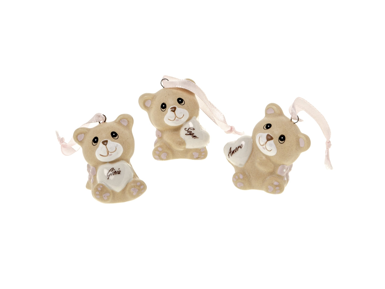 Barty orso rosa misura 4cm in 3 assortimenti