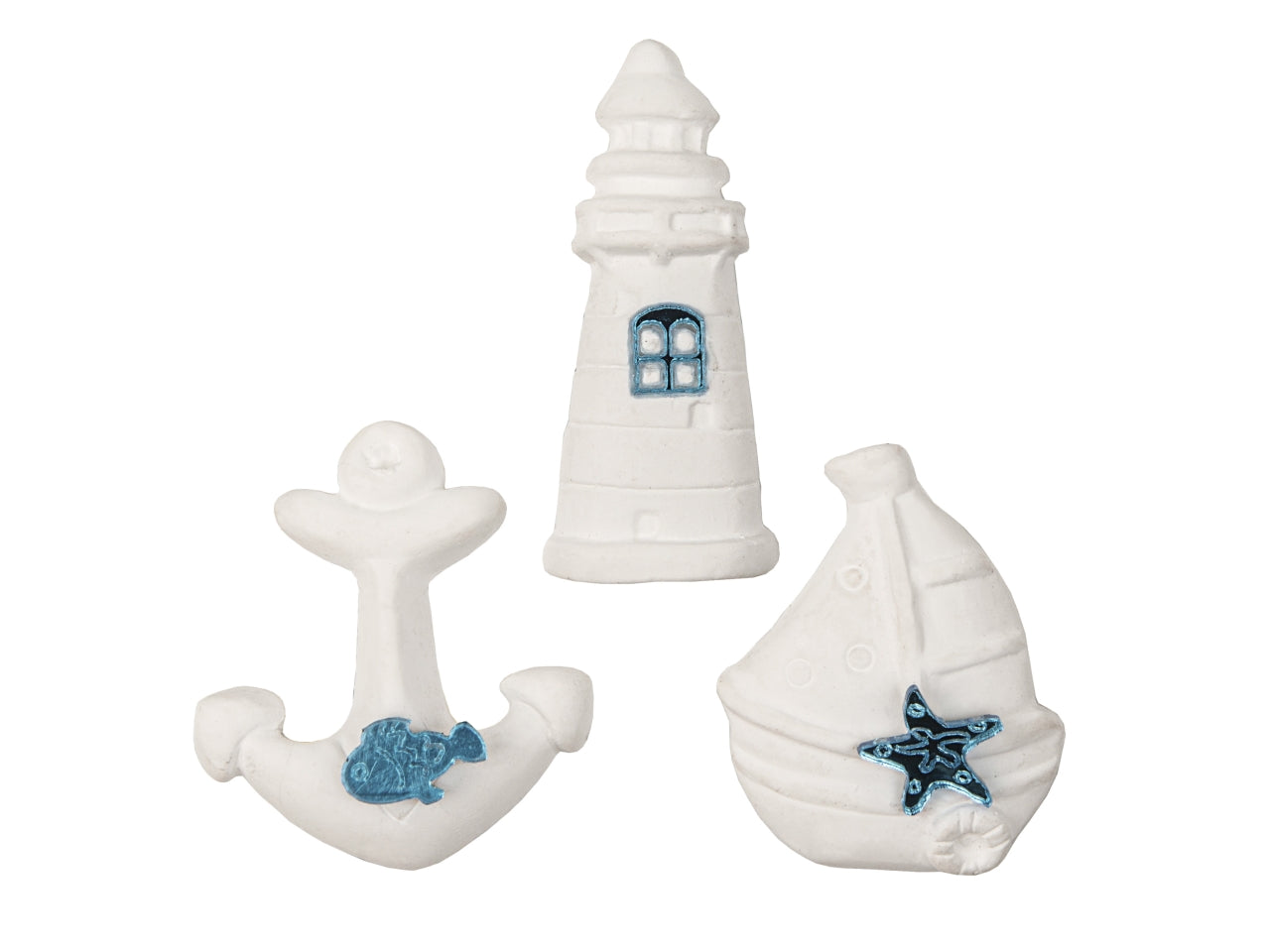 Gesso mare misura 4,5cm in 3 assortimenti