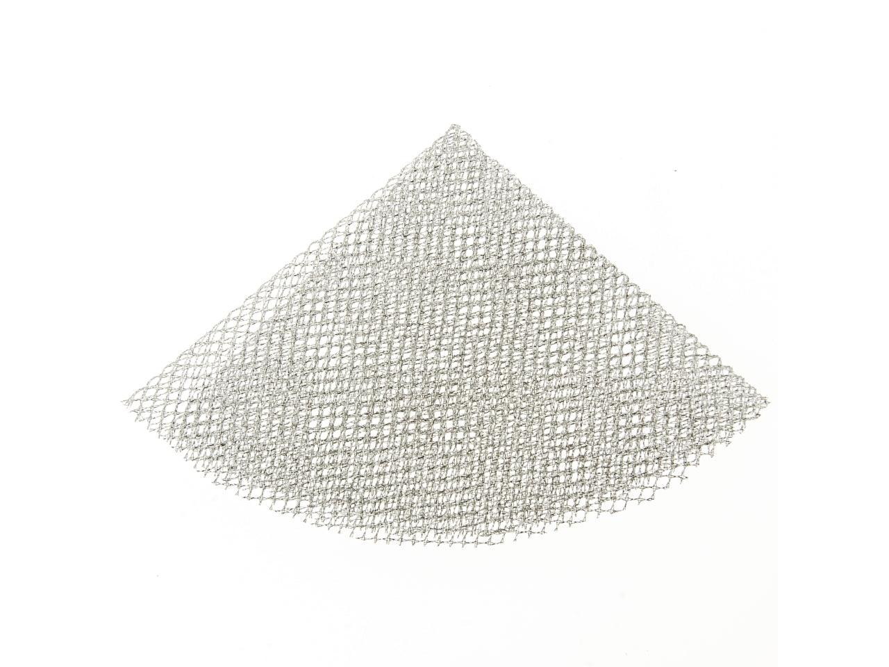 Metallic rete tonda misura d.24cm colore silver 50pz