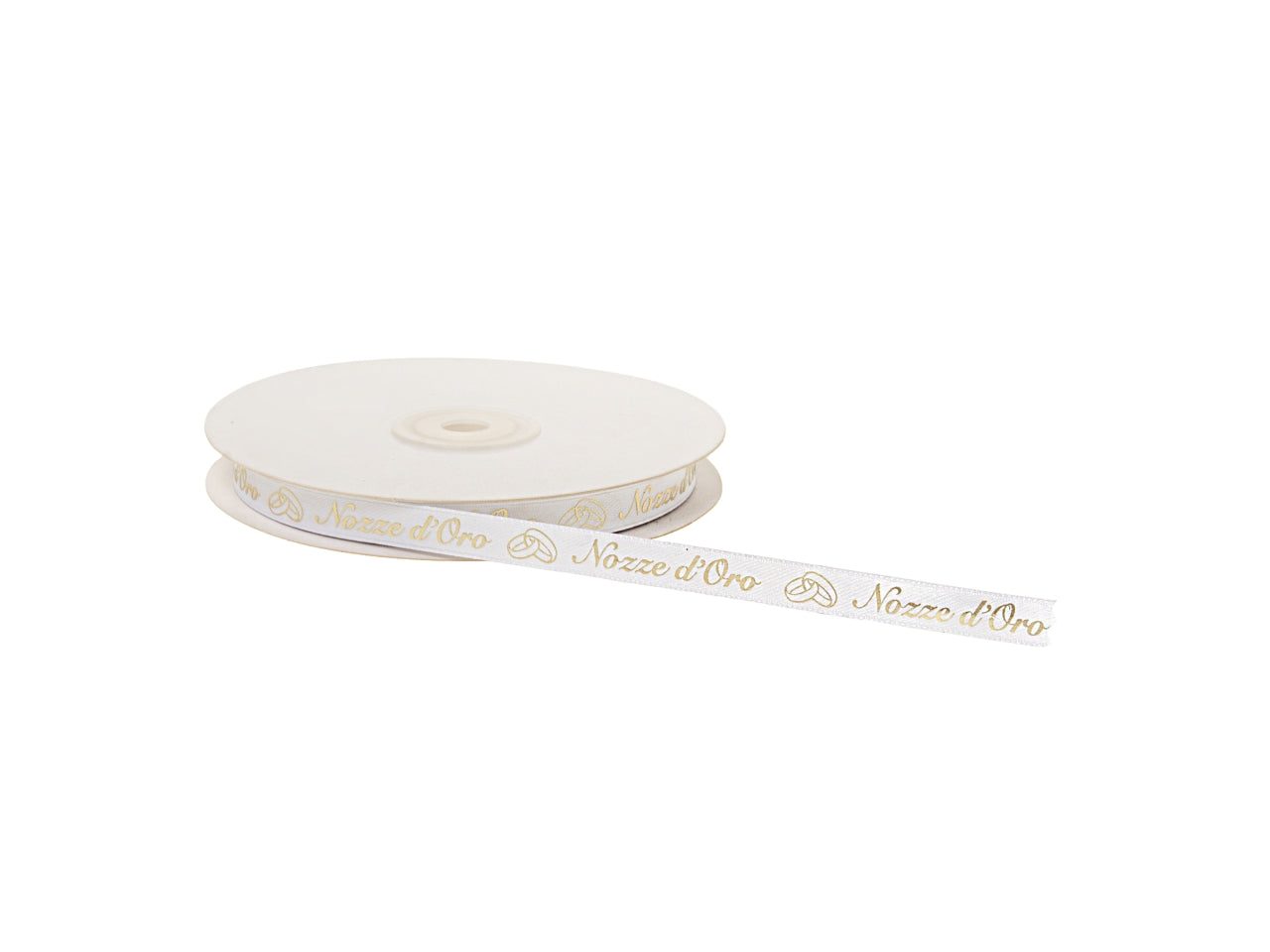 Nastro 50 colore oro misura 10mmx25mt