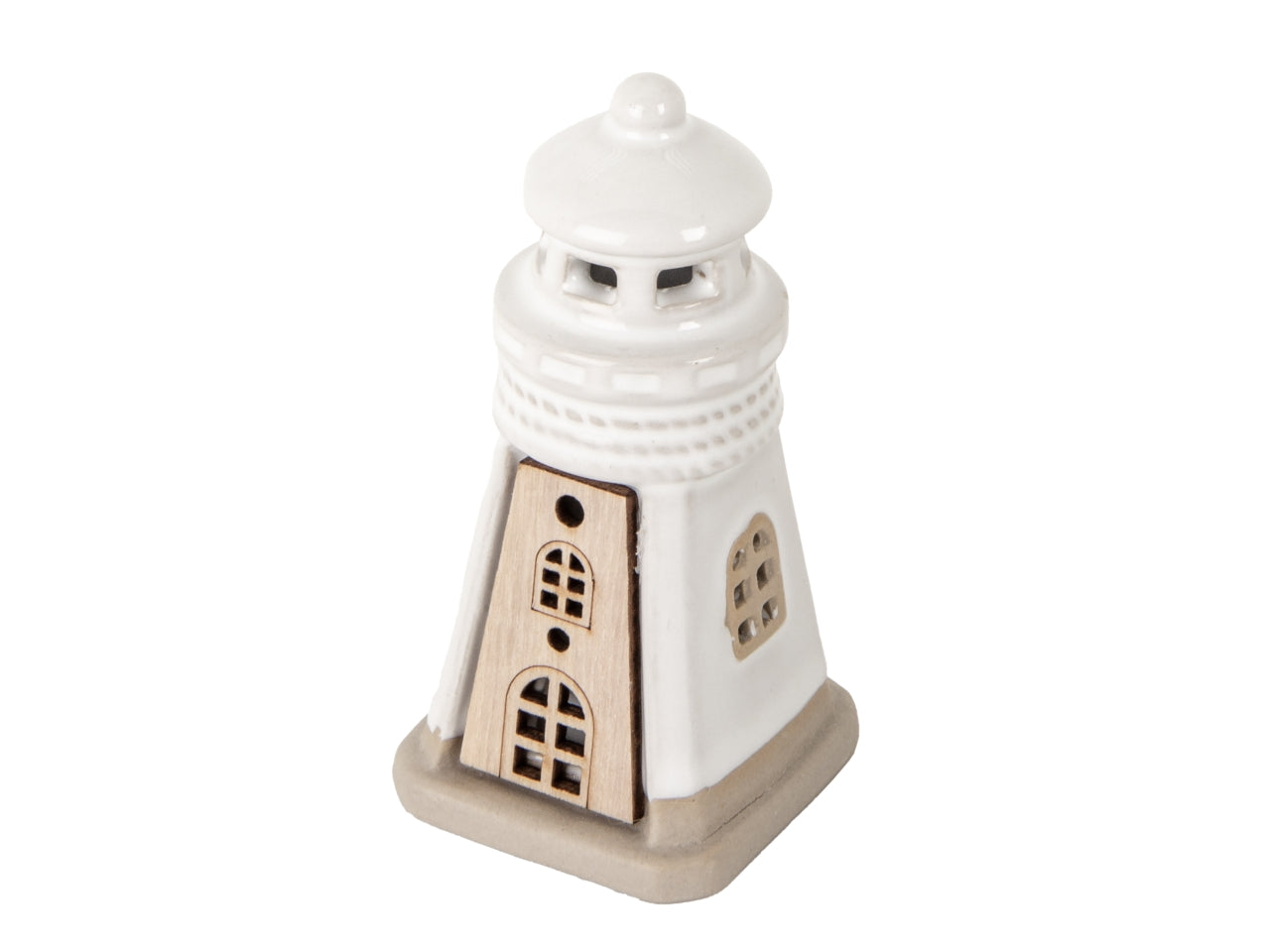 Wood faro led h.9,5cm