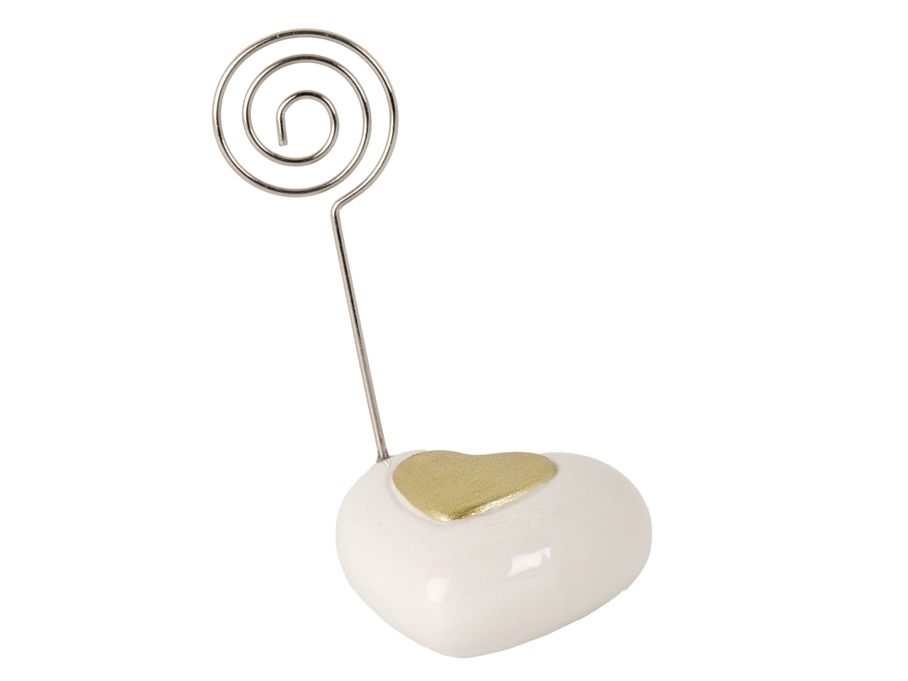 Cuore deco' gold clip 5xh.9cm