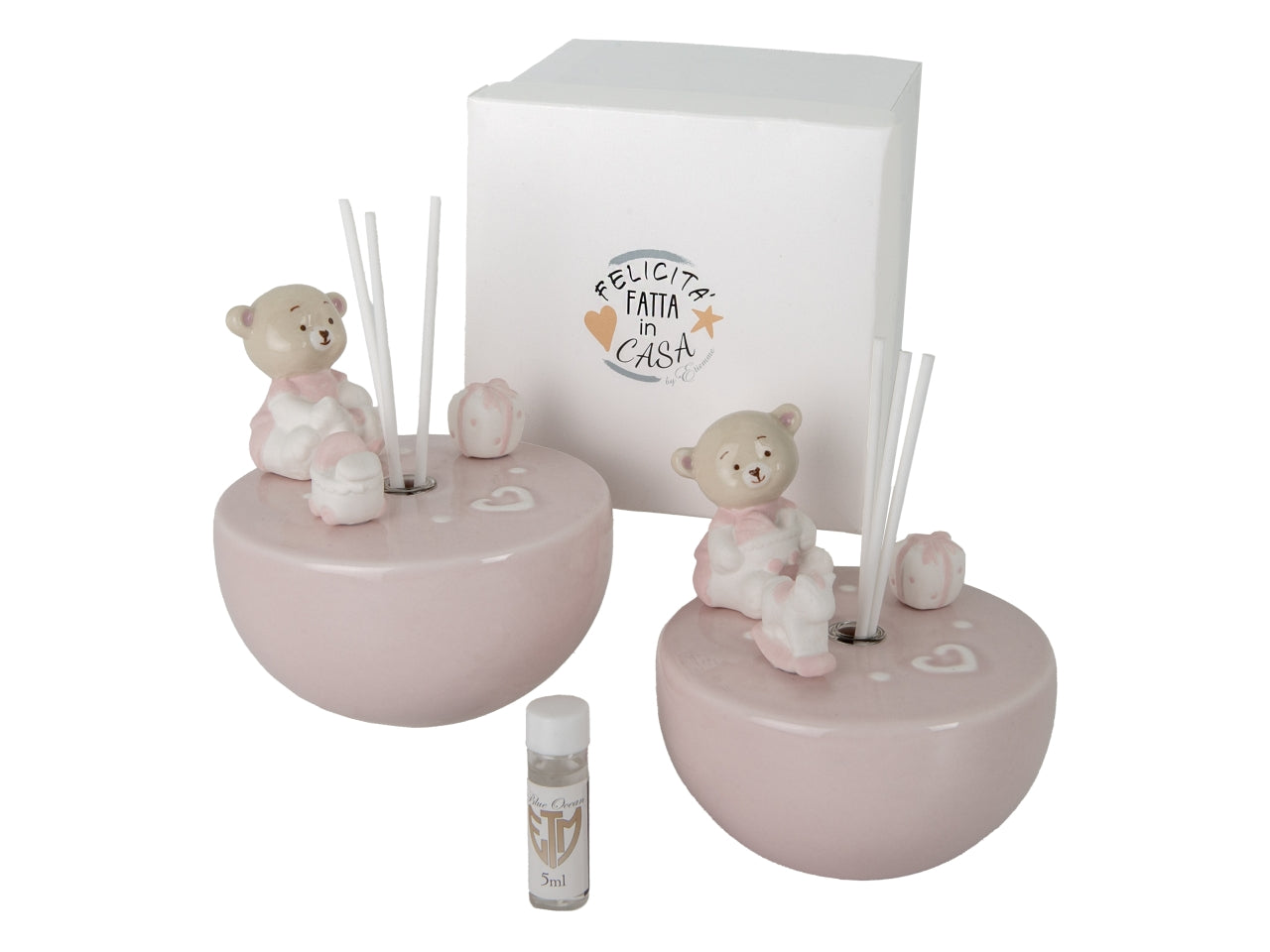 Bibì diffusorerosa d.10xh.10cm 2 assortimenti