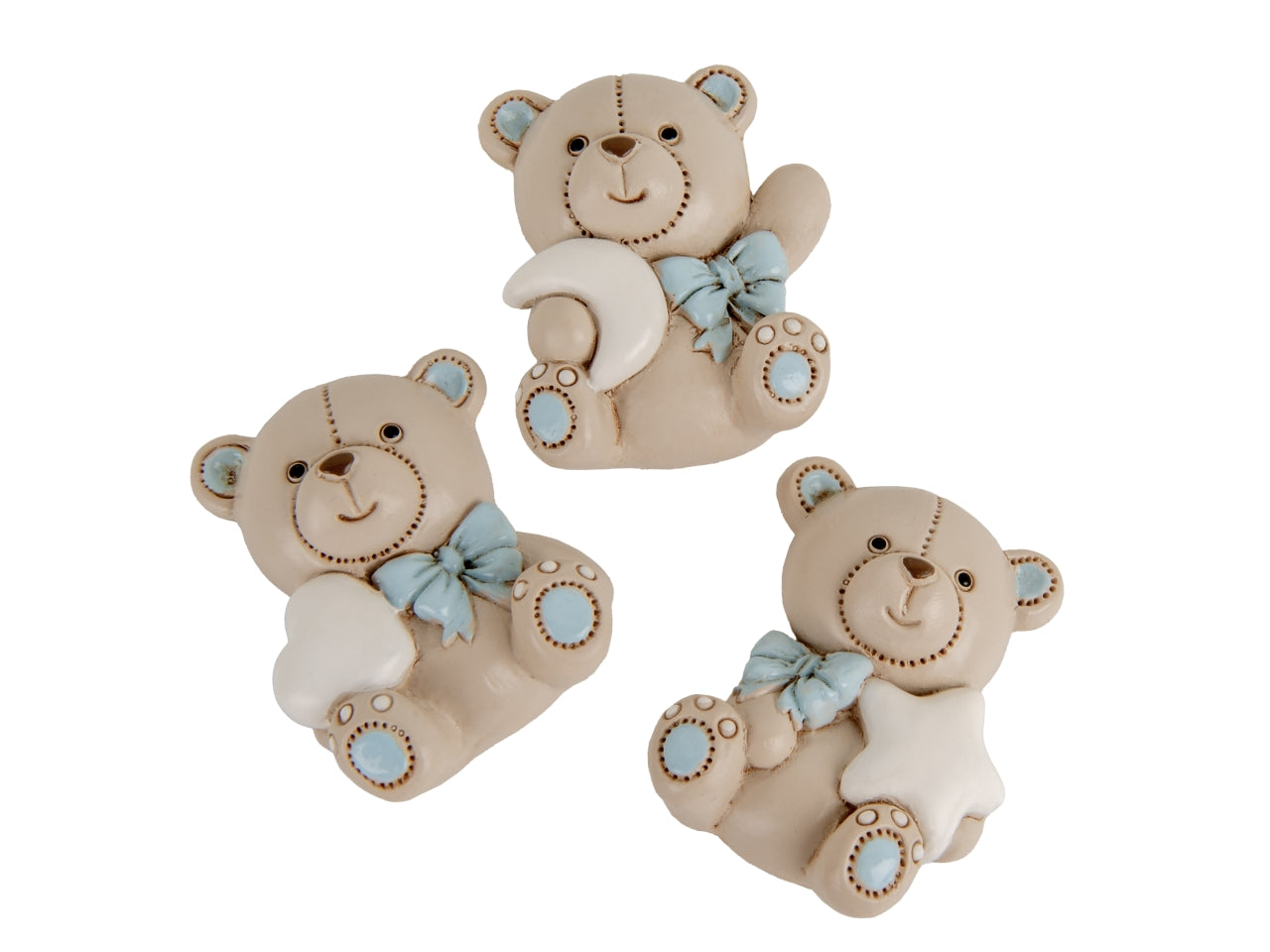 Teo orso magnete cielo 5cm 3 assortimenti