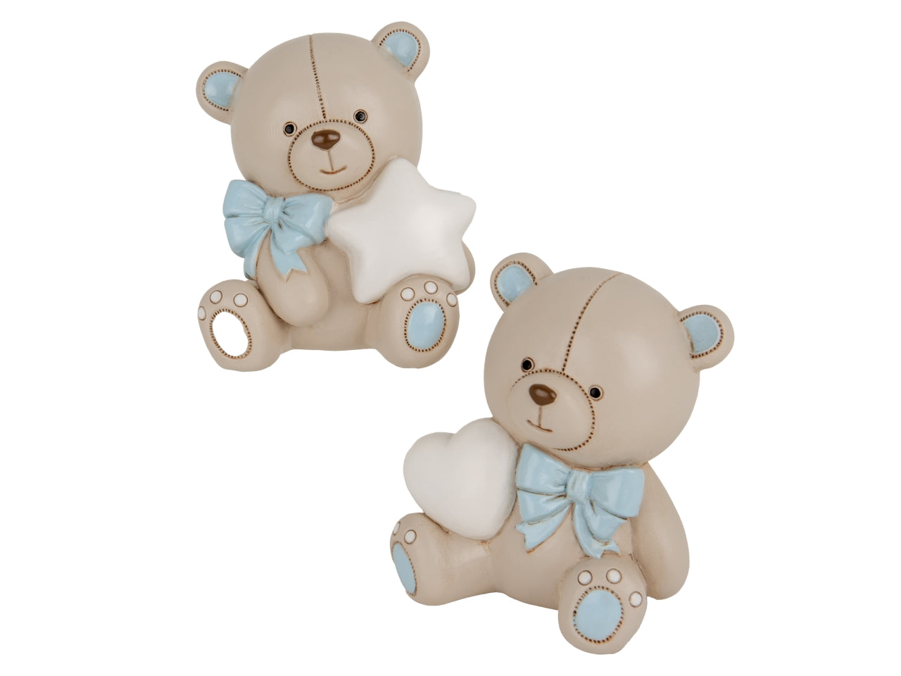 Teo orso salvadanaio cielo h.9cm 2 assortimenti