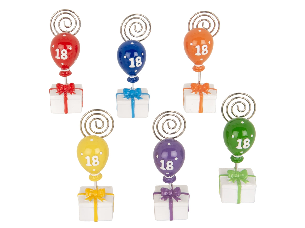 Diciotto memoclip h.9cm 6 assortimenti