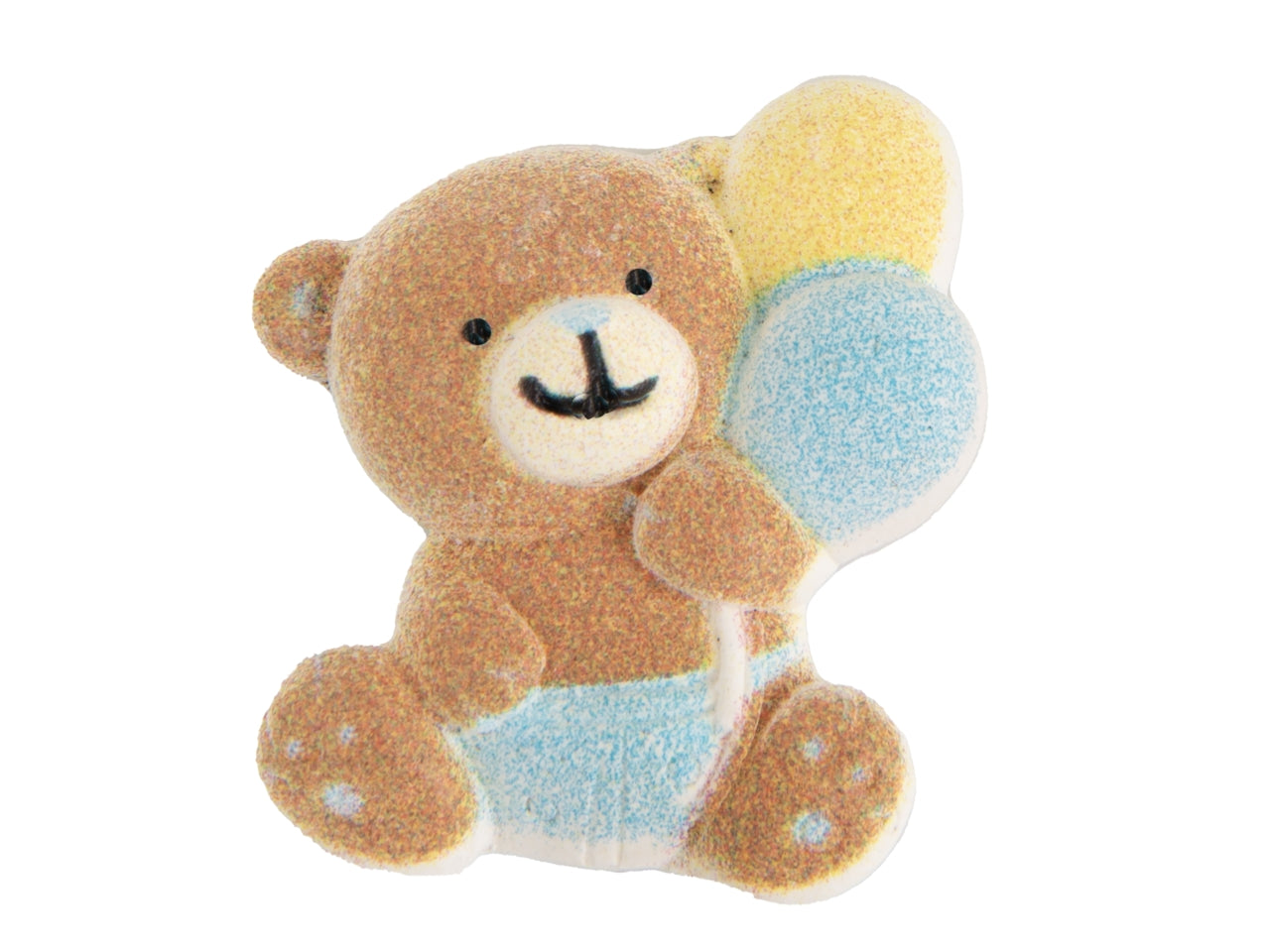 Gesso colour orso cielo 3,5cm per bomboniere