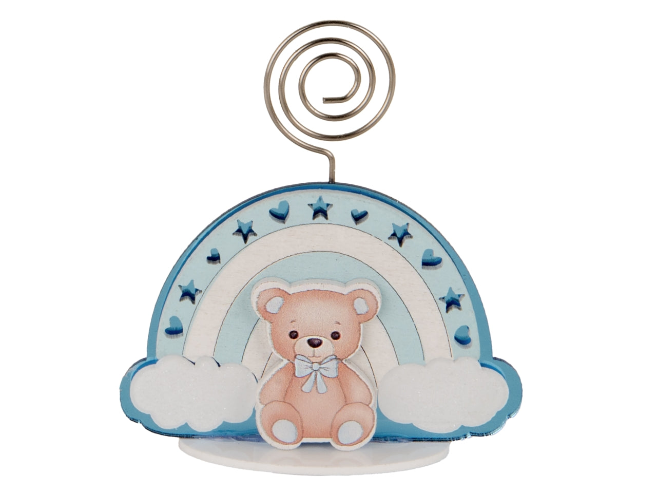 Baleno clip orso cielo 7cm