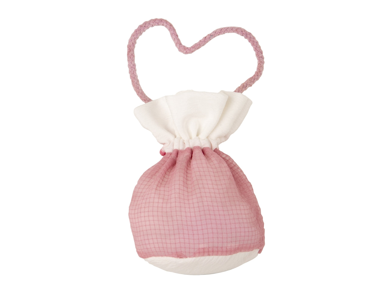 Cuore up palla rosa antico 14cm