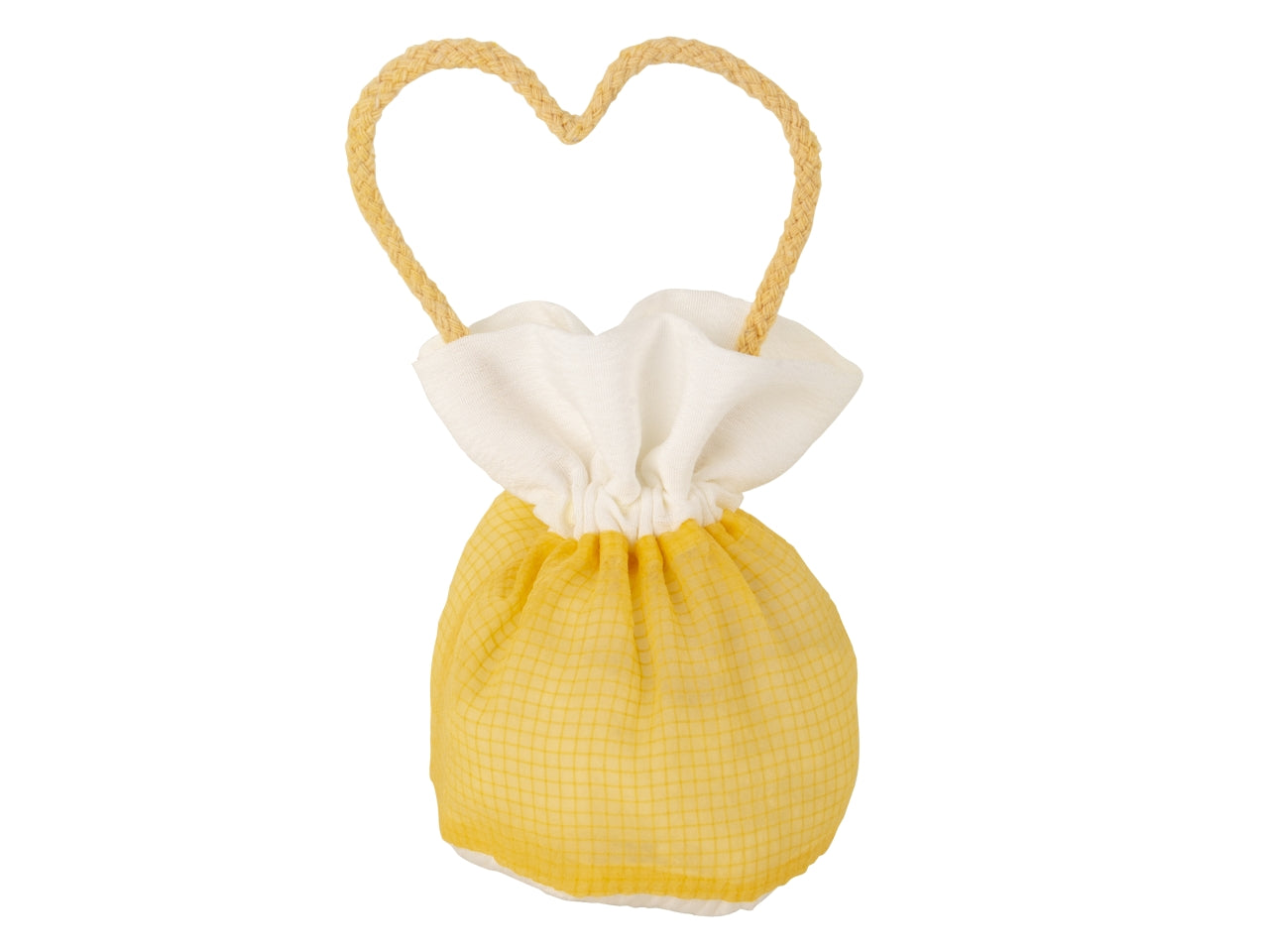 Cuore up palla giallo 14cm