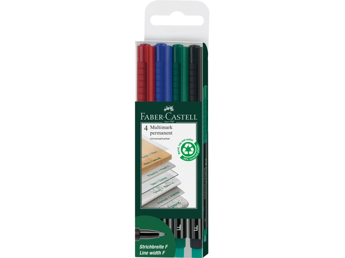 Marcatore assortiti tratto 0.6mm 4 pezzi