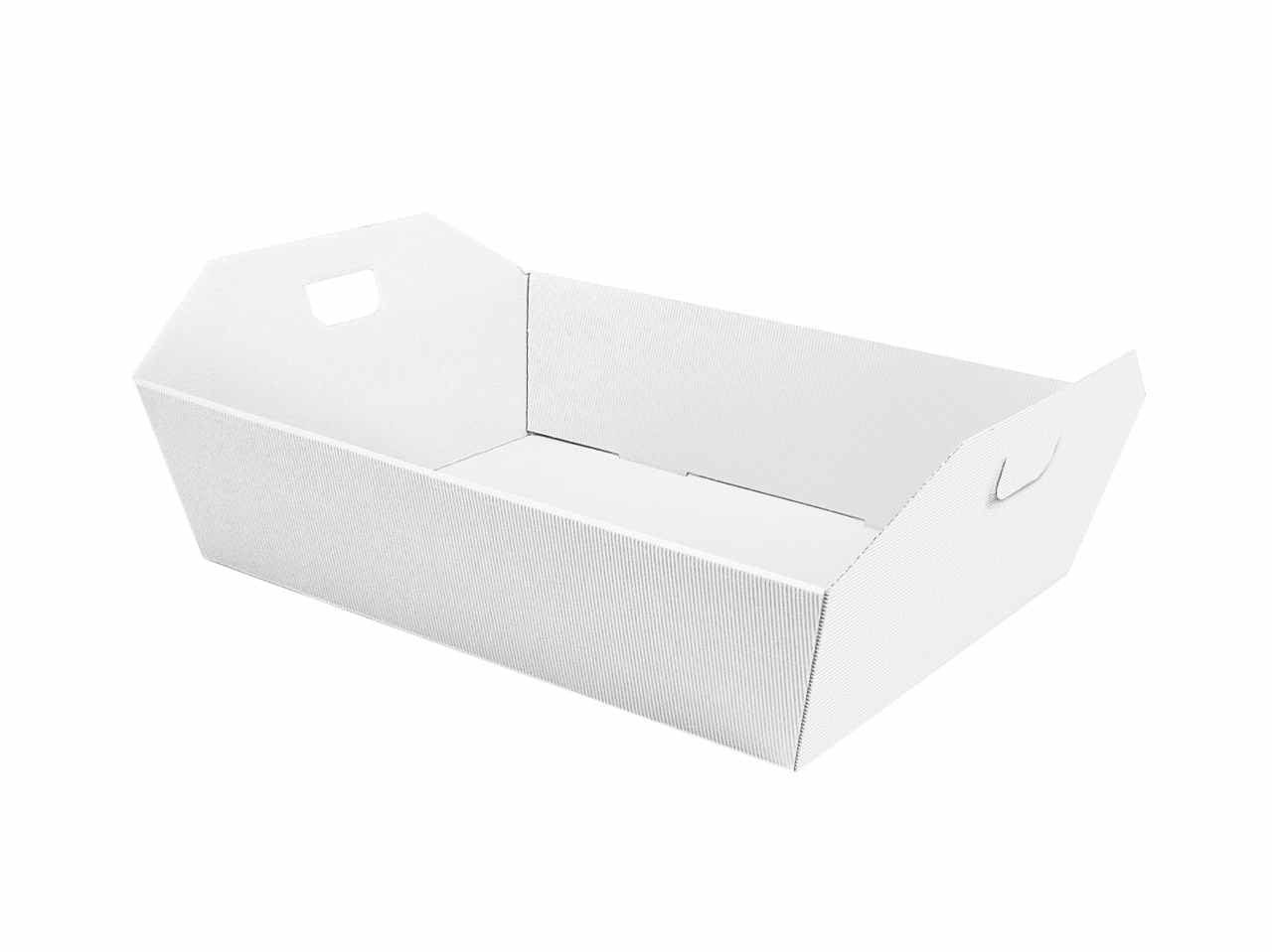 Cesta bianca 34x29x10cm cat1610m/cbi