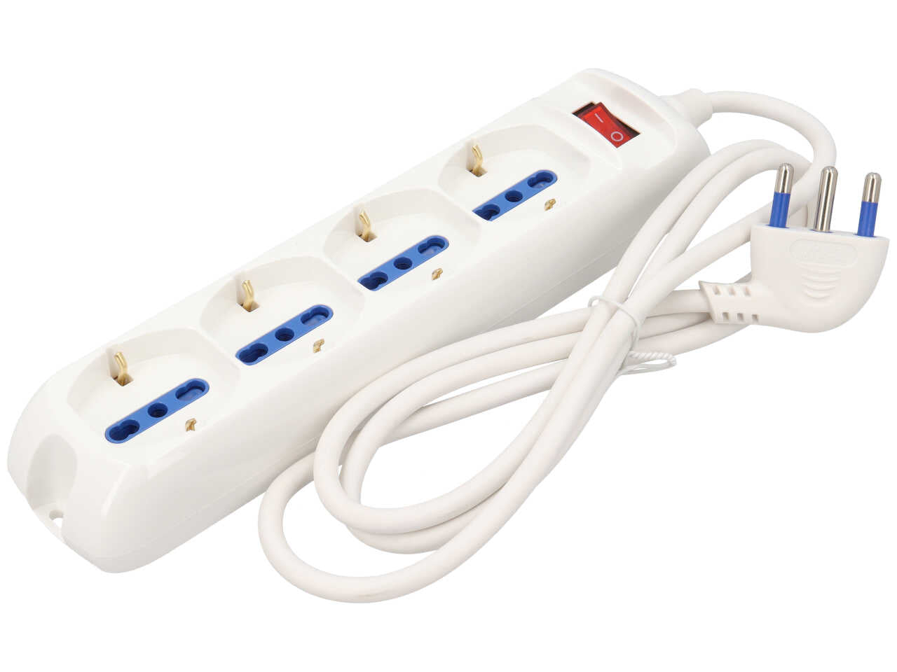 Presa bipasso 4p+scuko 8161