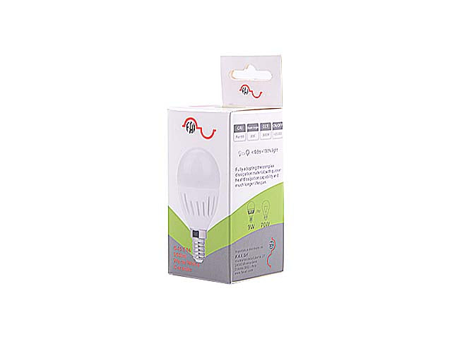 Lampada led sfera e14 9w b.caldo5180/ca