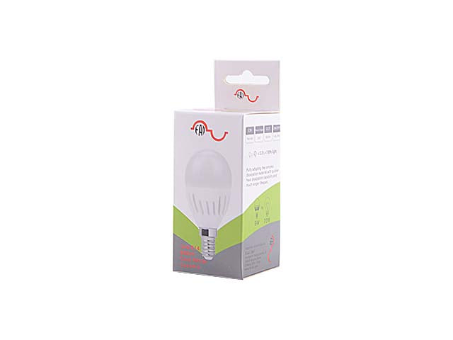 Lampada led sfera e14 9w b.freddo 5180/fr