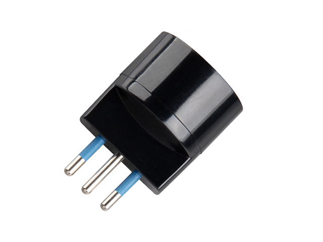 Adattatore schuko nero 8013/n/f