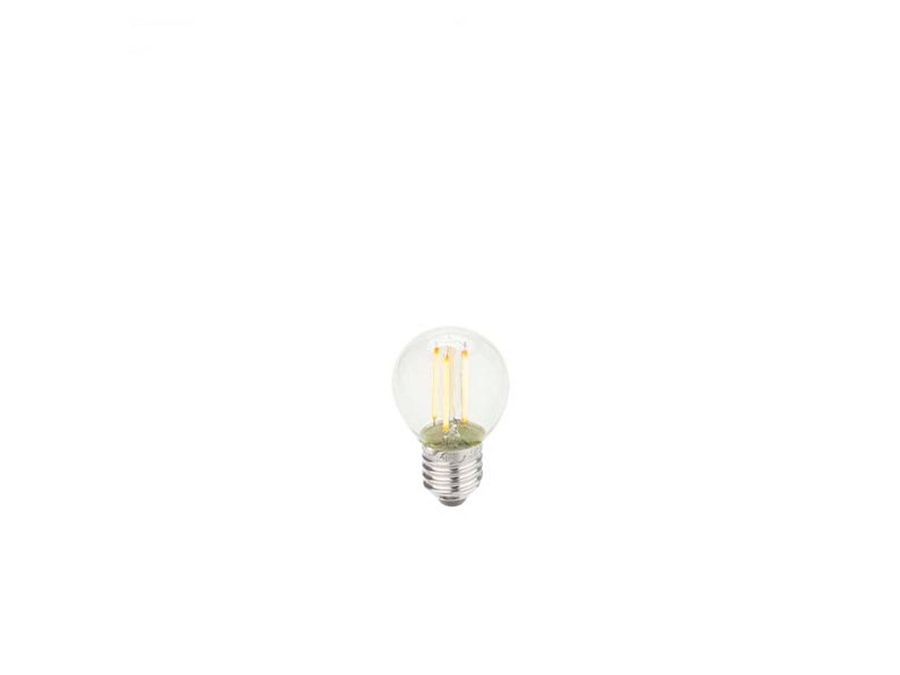 Lampada Led 6W E27 bianco a sfera - Fai srl