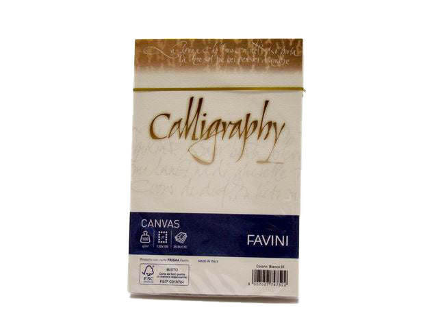 Busta per partecipazioni matrimonio Favini in carta bianca 100gr misura 12x18cm - la confezione comprende 25 buste