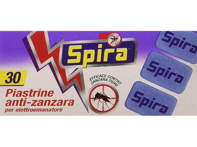 Spira piastrine anitizanzare 30 pezzi 10236$