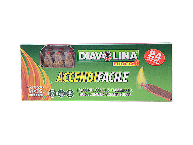 Diavolina accendifacile 24 pezzi 16550