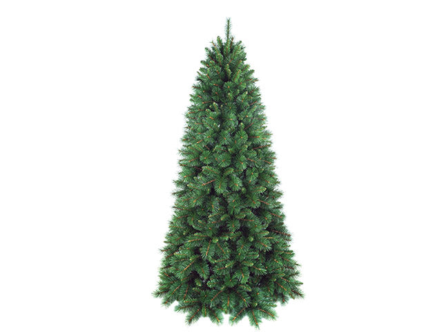 Albero di natale green peak slim 240cm d.135cm 1158 punte