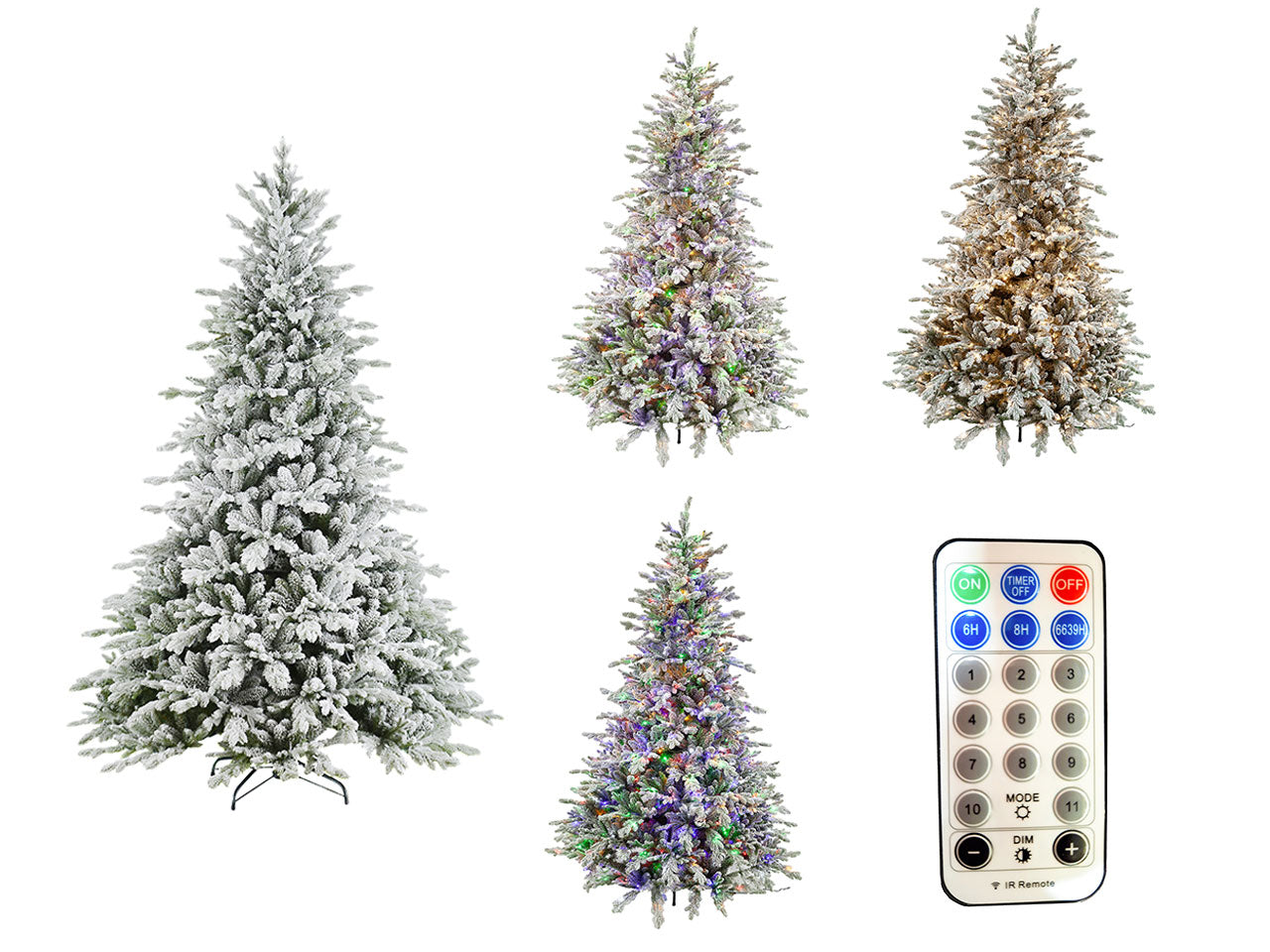 Albero di Natale poly stuart prel 225cm diametro 163cm 3998 punte