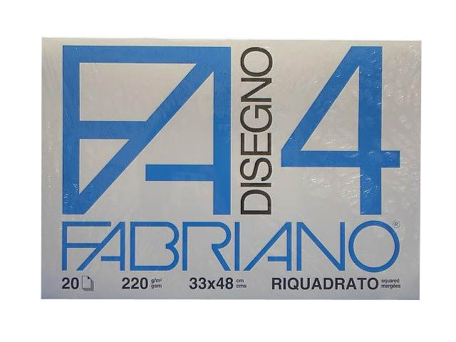 Album riquadrato da disegno FA4 20 fogli 33x48cm 220gr