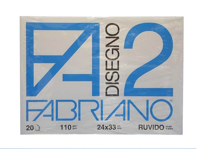 Album riquadrato da disegno FA2 20 fogli ruvido 24x33cm 110gr