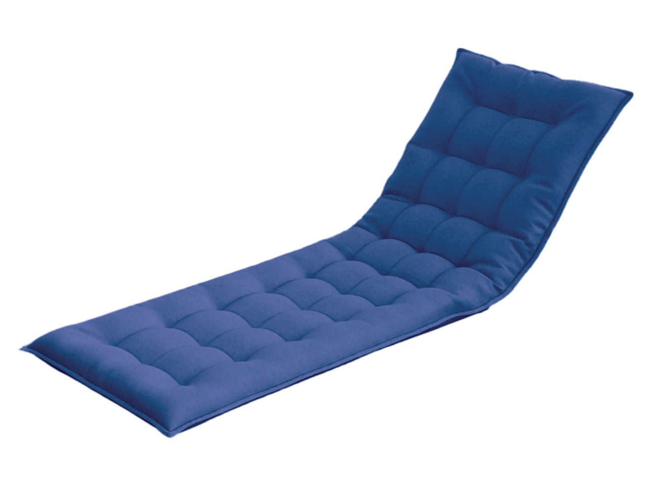 Cuscino per lettino in poliestere blu 186x62x10 cm - Fdm Overseas