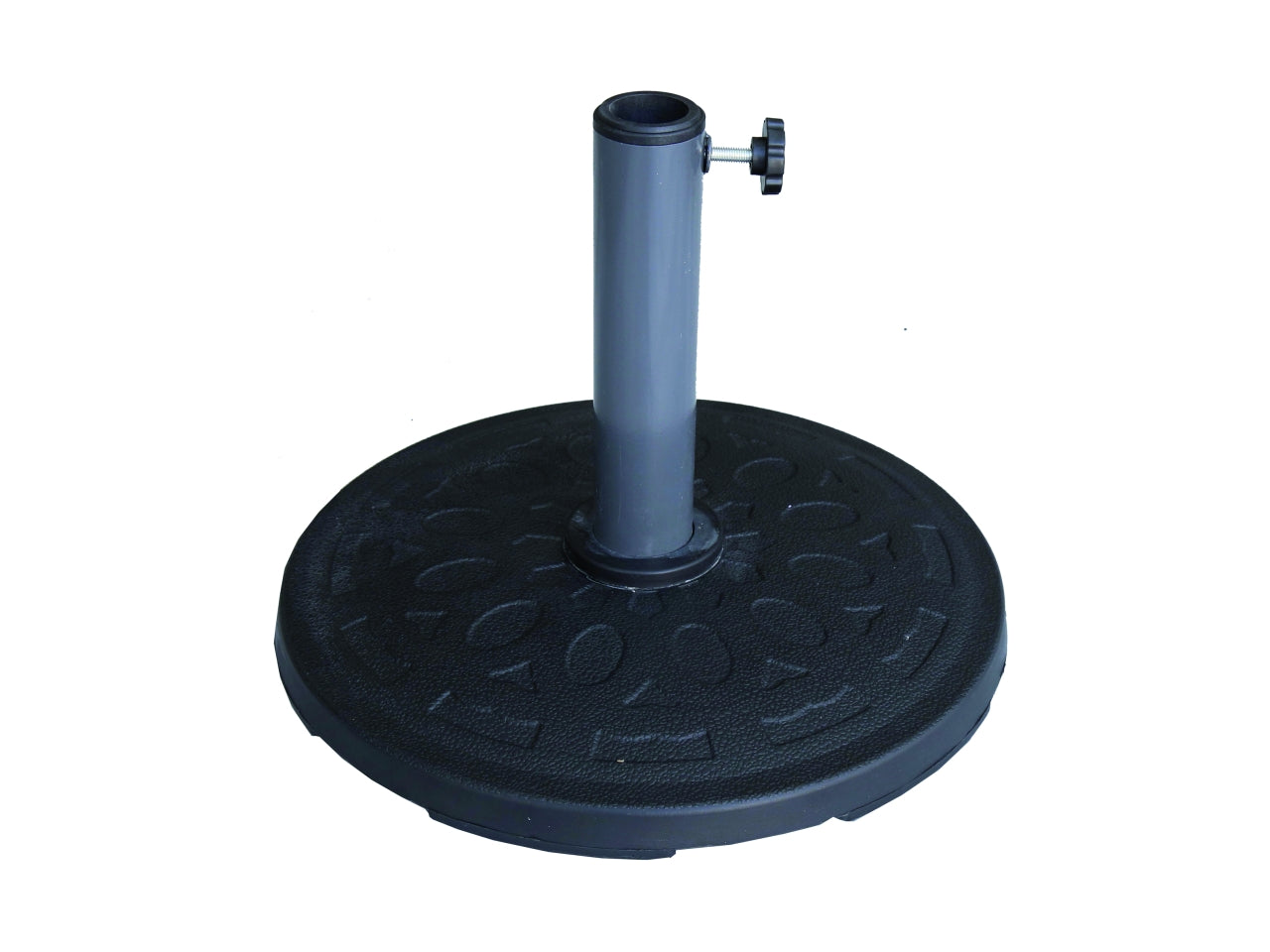 Base per ombrellone in poliresina d.50cm - 25kg - per palo 38mm, 48mm