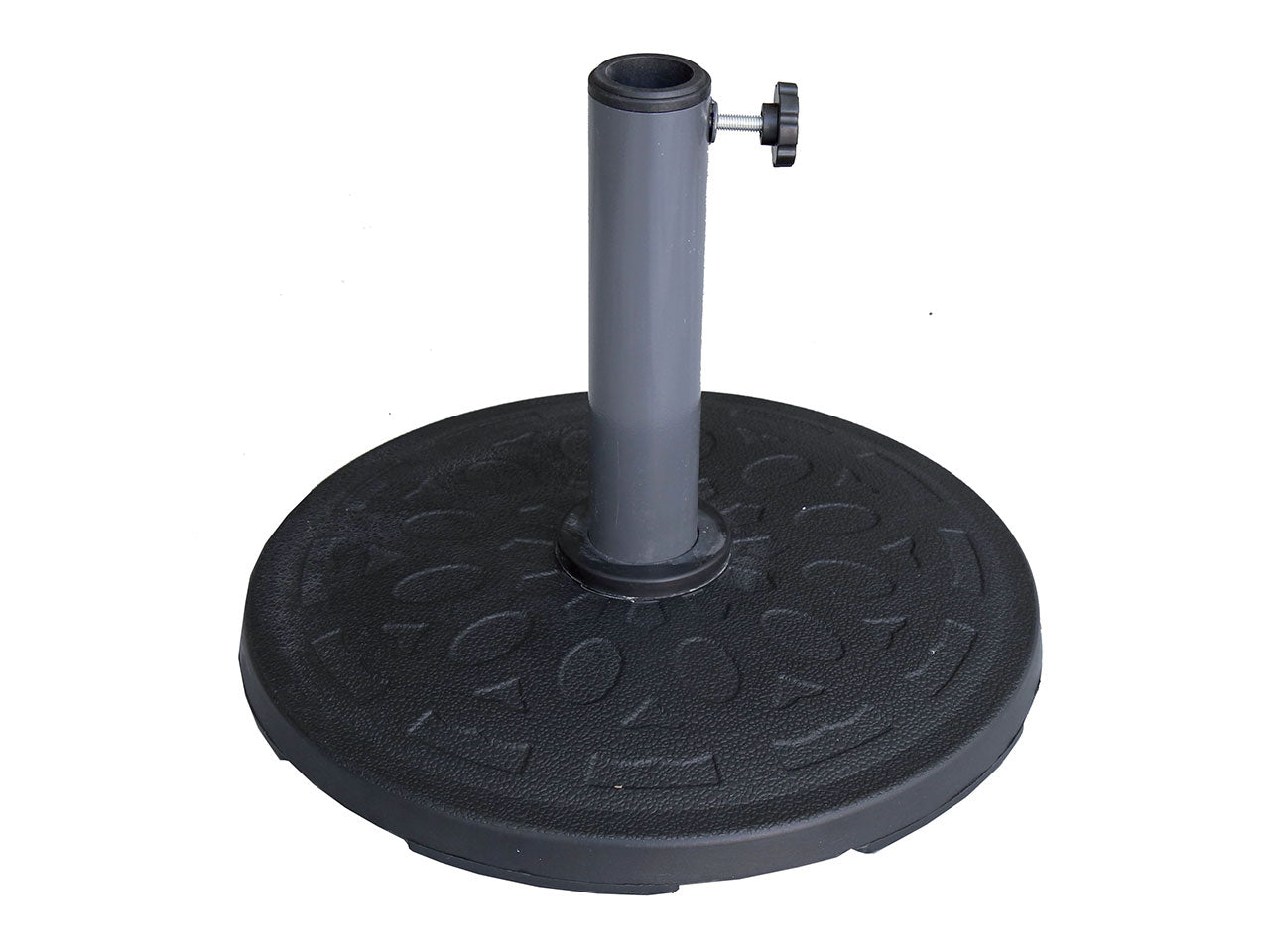 Base per ombrellone in poliresina d.50cm - 25kg - per palo 38mm, 48mm