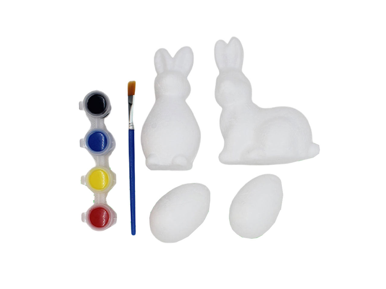 Articoli in polistirolo per decoupage con colori 10cm