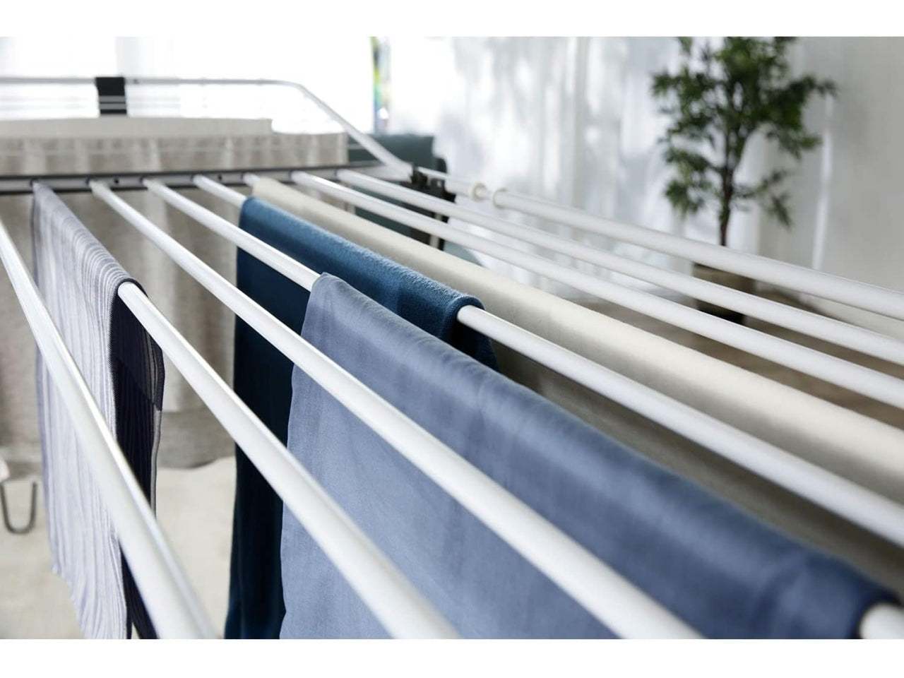 Vileda stendibiancheria infinity flex, Colore: bianco / antracite | Gimi