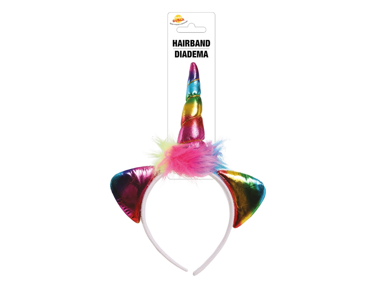 Cerchietto unicorno multicolore