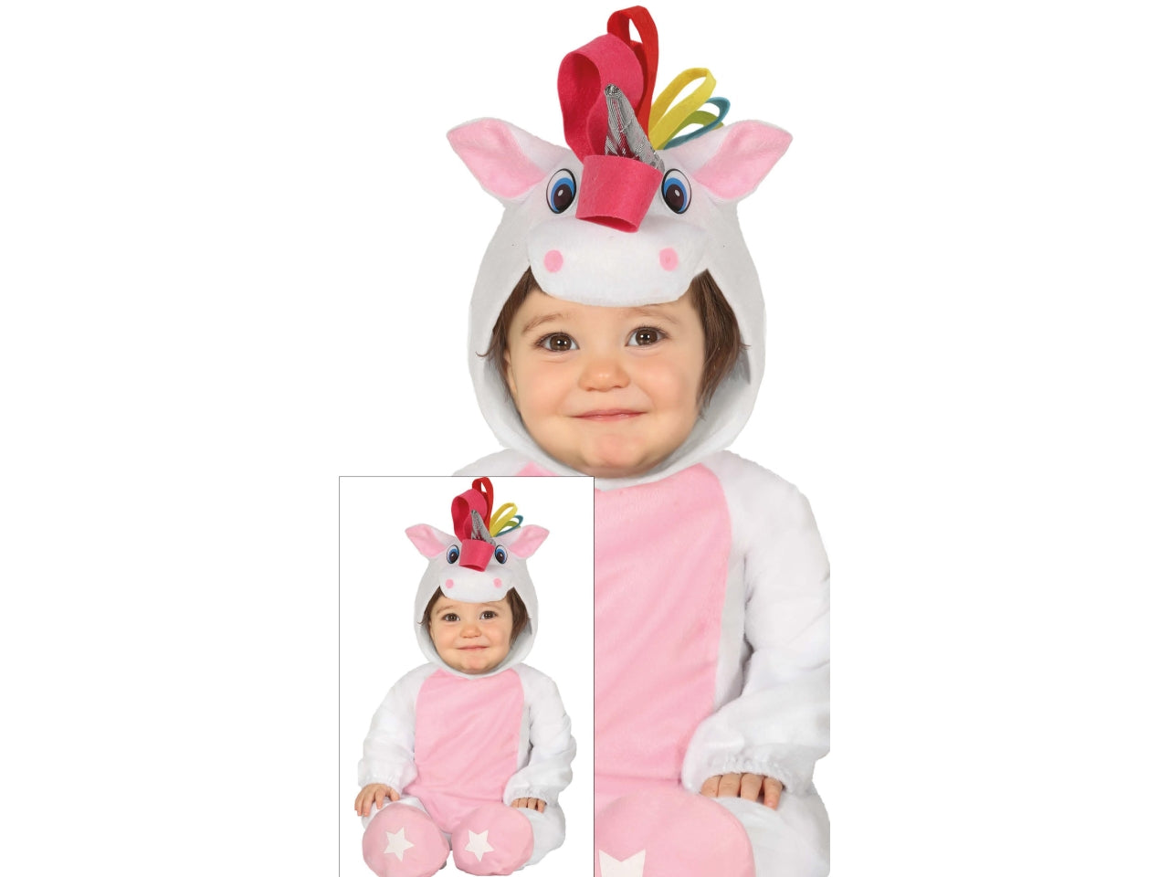 Costume baby unicorno 12-18 mesi