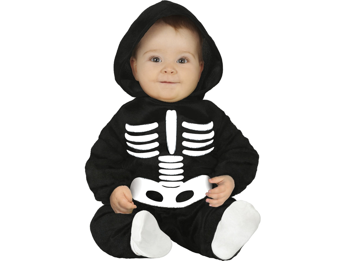 Costume baby scheletro 12/18 mesi