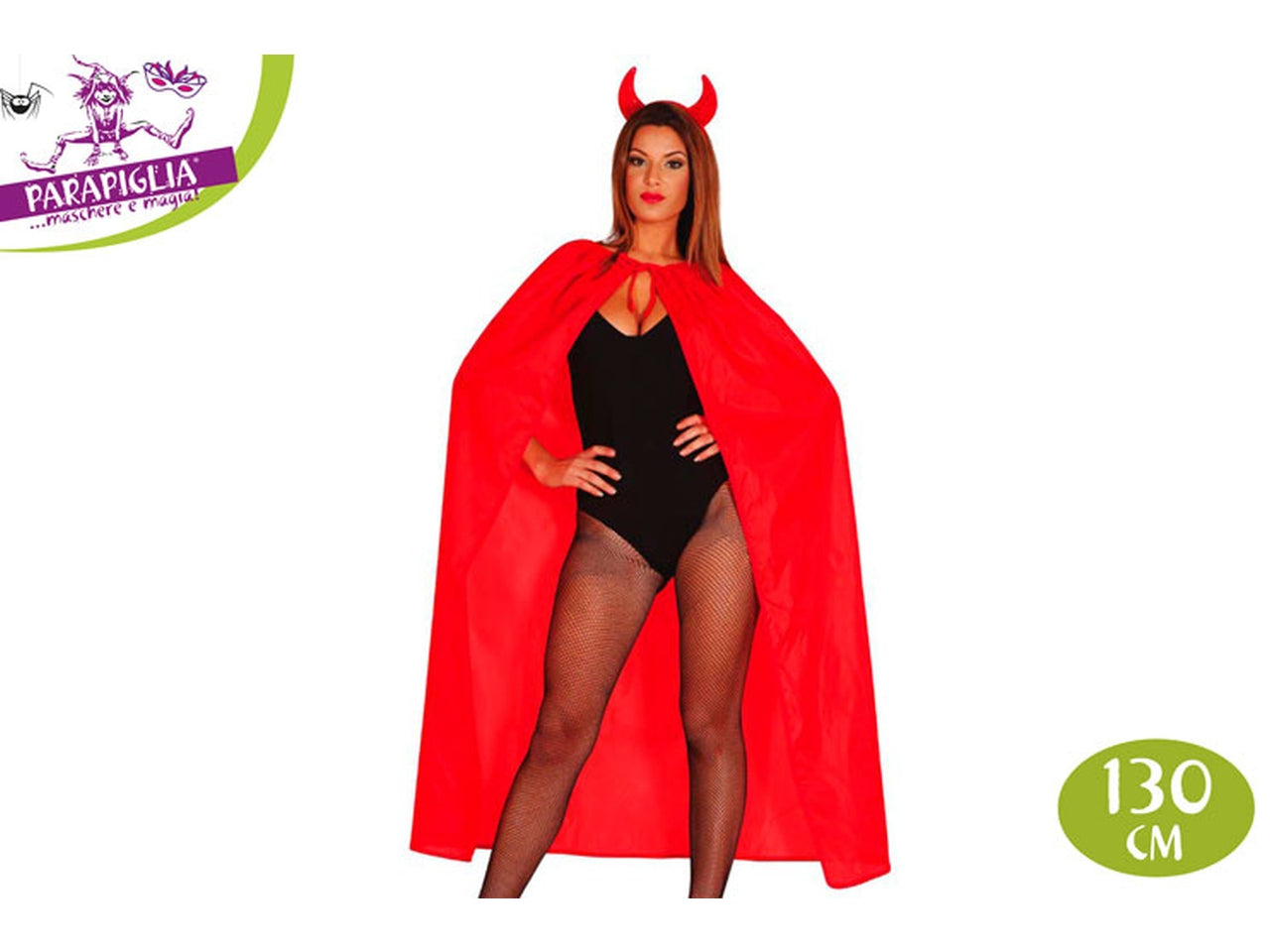 Mantello rosso 130cm