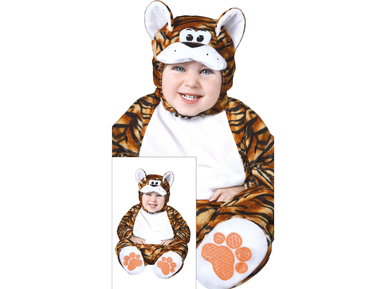 Costume baby tigre 12-18 mesi