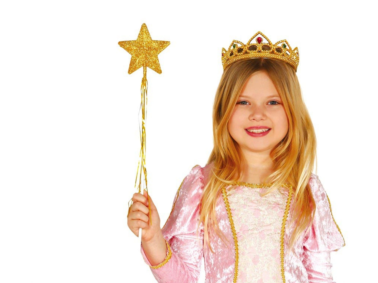 Bacchetta da fata oro 53 cm