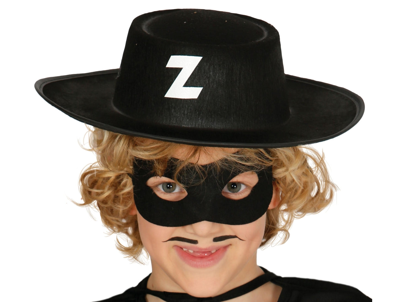 Cappello bandito mascherato in feltro da bambino