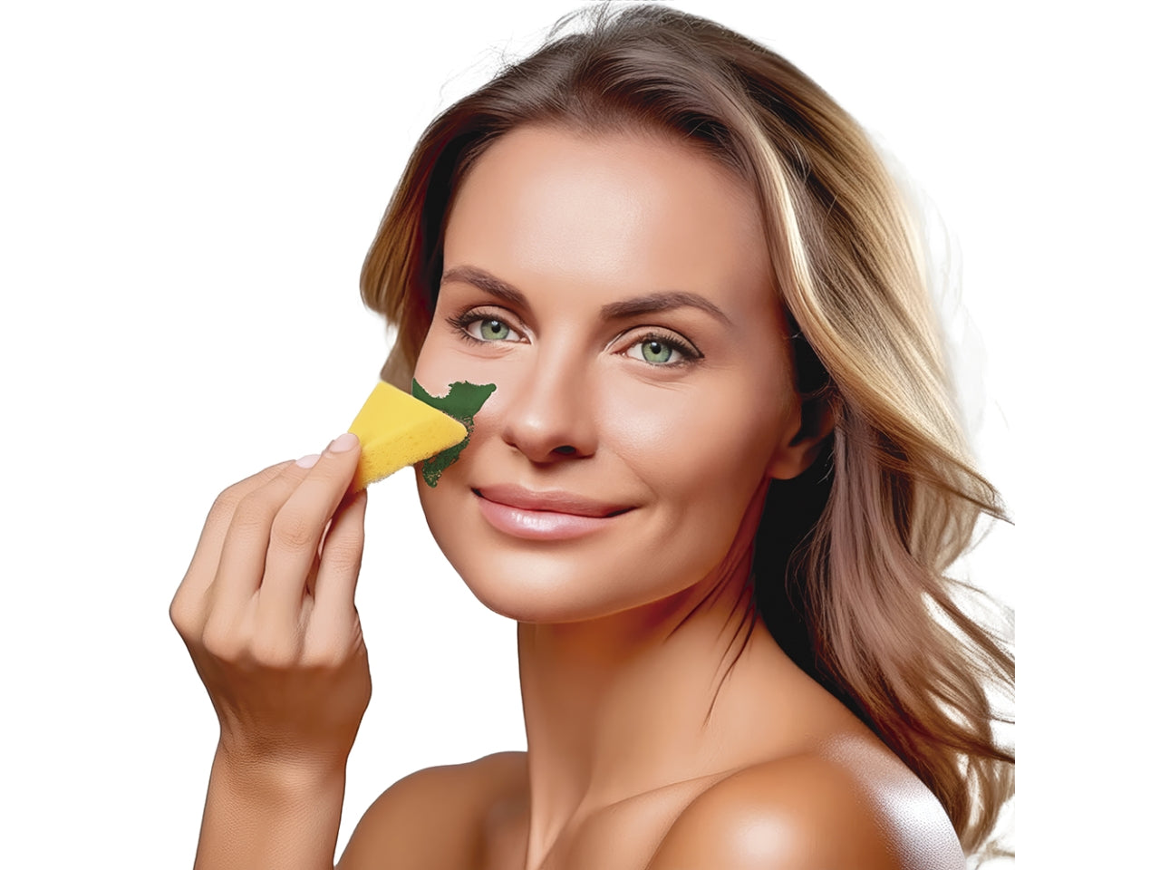 Trucco con spugnetta 9gr verde scuro