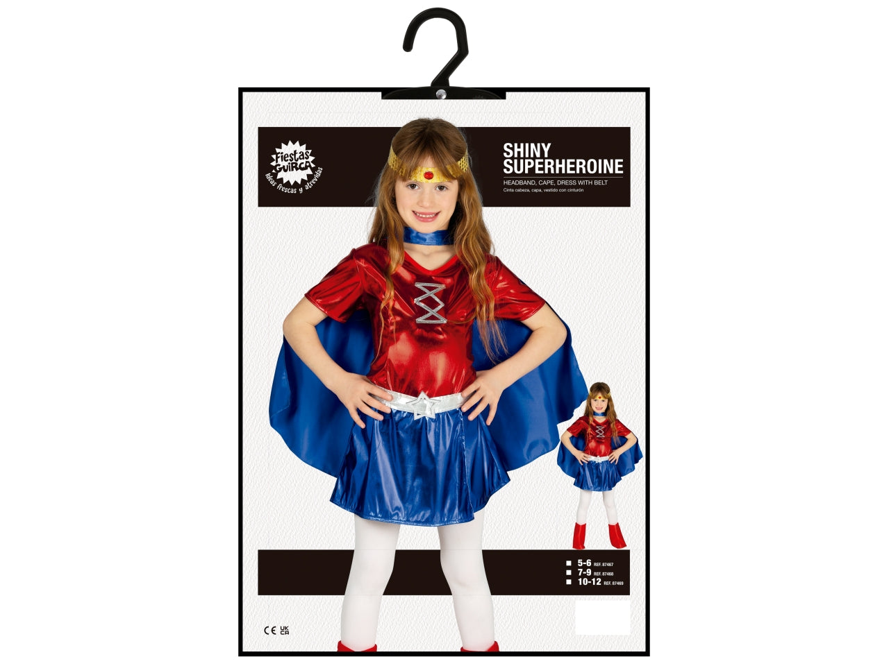 Costume supereroina 10-12 anni