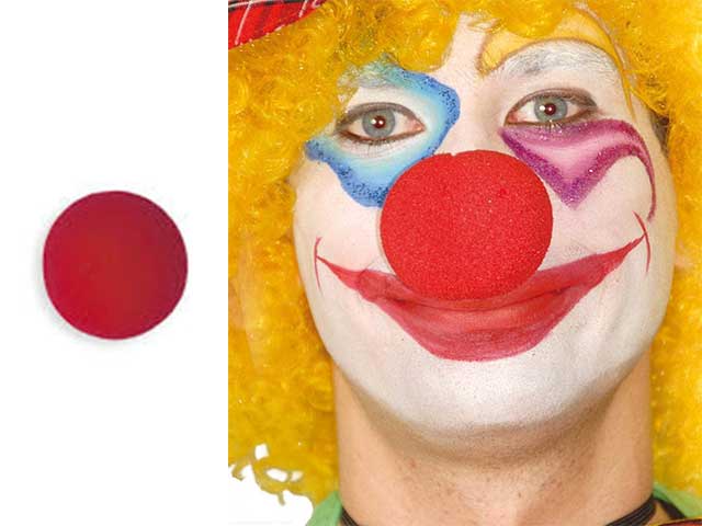 Naso clown in spugna 5cm